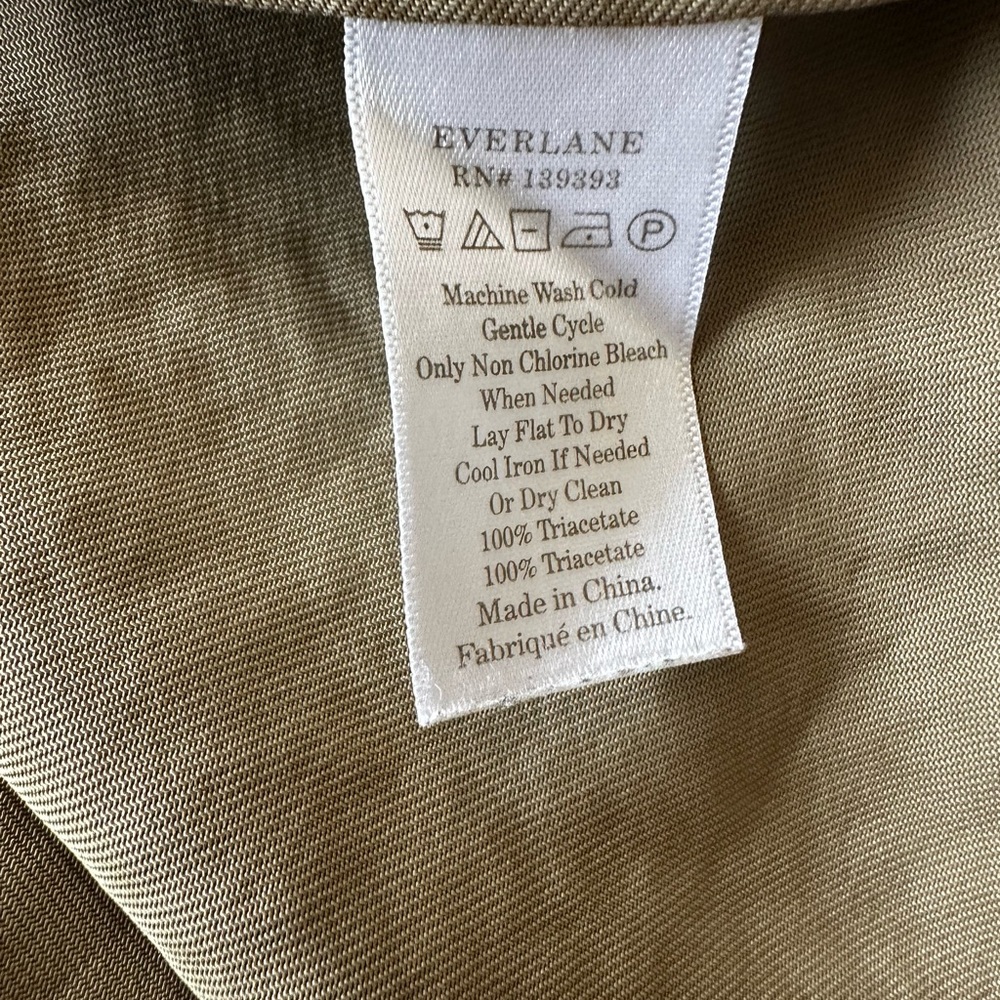 Everlane Army Green Midi Dress - Picture 7 of 8